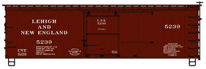 Accurail 1707 Ho 36' Ds Wood Boxcar L&Ne