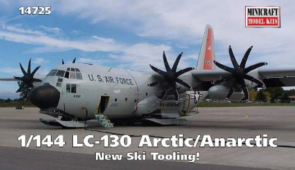 Minicraft 14725 1/144 LC130 Artic/Antarctic Aircraft (New Tooling for Skis)