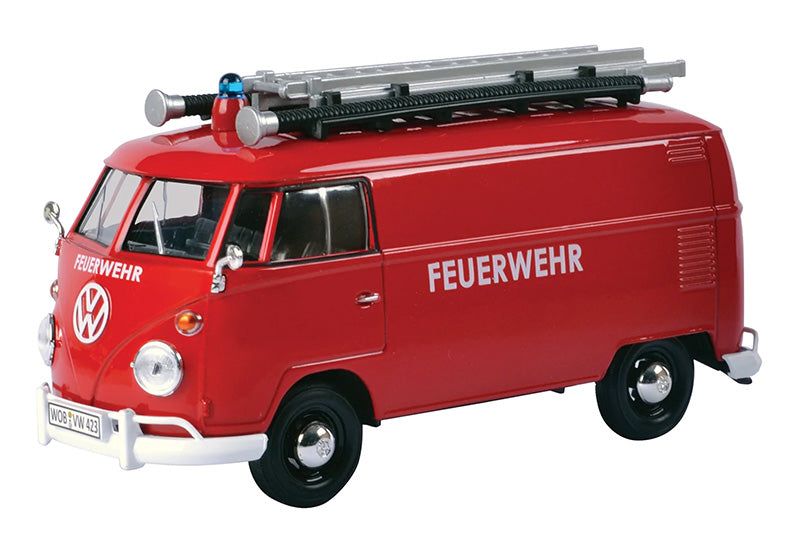 Motormax 79564 1/24 Scale Fire Service - Volkswagen Type 2 T1 Fire