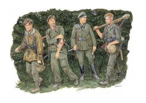 Dragon Models 6025 1/35 German Infantry Battle of the Hedgerows 1944 (4)