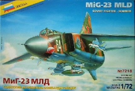 Zvezda 7218 1/72 Soviet MiG23 MLD Fighter/Bomber