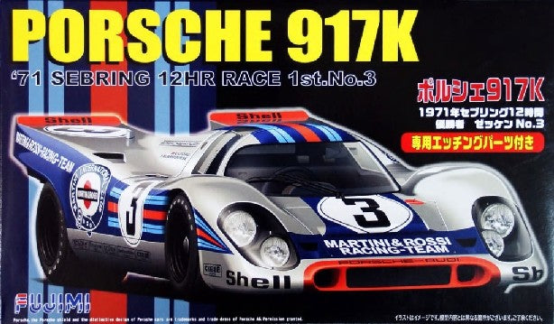 Fujimi 12388 1/24 Porsche 917K 1971 Sebring 12-Hr Race Car