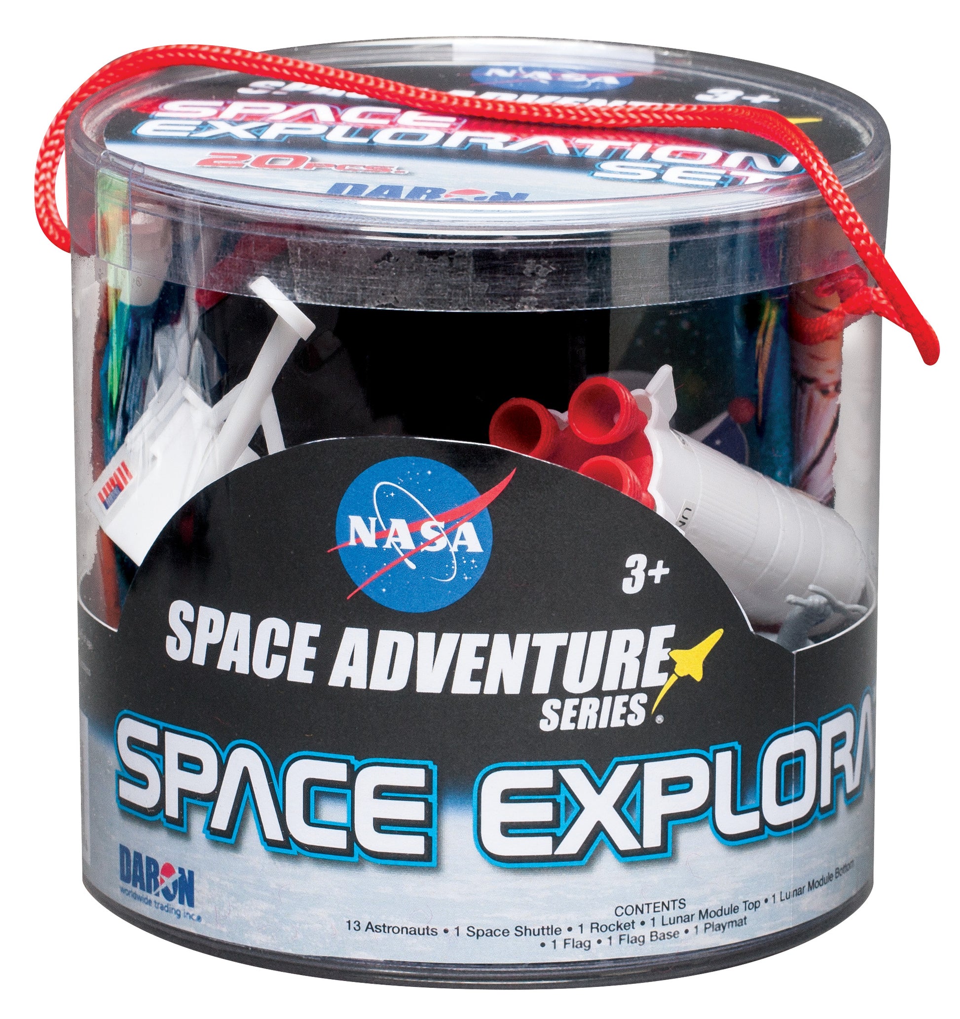 Daron Space Adventure HFL999 Space Exploration 20 Piece Playset W/Playmat