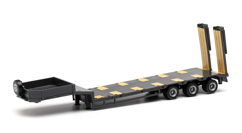 Herpa 076371BK 1/87 Scale 3-Axle Goldhofer Lowboy Trailer