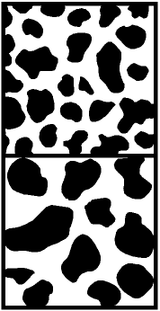 Scale Motorsport 1977 1/24 Upholstery Pattern Decal Cow Animal Hide on Clear