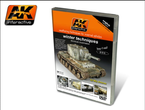 AK Interactive 35 Winter Weathering Techniques for Invernal Vehicles PAL DVD (D)