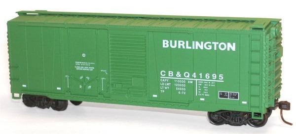 Accurail 3813 Ho 40' Cd Boxcar Cb&Q