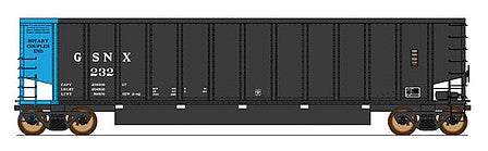 Intermountain Railway 4401019 HO Scale 14-Panel Coalporter(R) Coal Gondola - Ready to Run - Value Line -- Gulf States Utilities GSNX (black, blue)