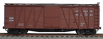 Accurail 4314 Ho 40' Wood Ob Boxcar N&W