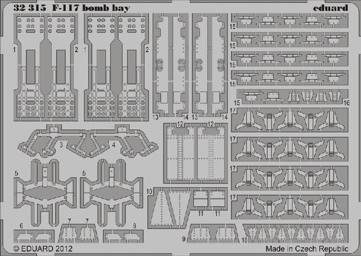 Eduard 32315 1/32 Aircraft- F117 Bomb Bay for TSM (D)