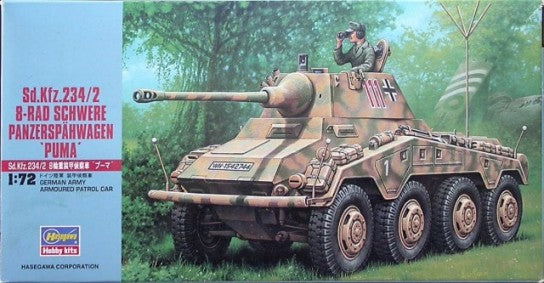 Hasegawa 31152 1/72 SdKfz 234/2 PUMA 8-RAD Schwerer PzSpahWg