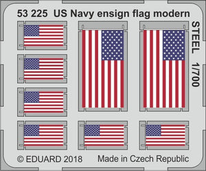 Eduard 53225 1/700 Ship- Modern US Navy Ensign Flag Steel (Painted)