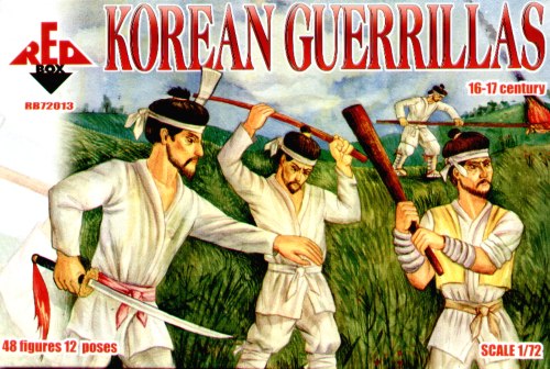Red Box Figures 72013 1/72 Korean Guerillas XVI-XVII Century (48) (D)