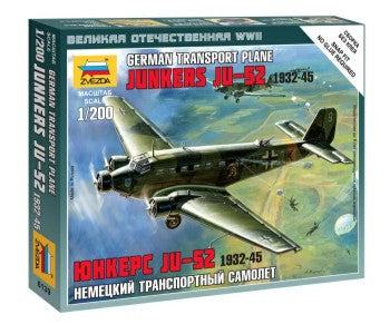 Zvezda 6139 1/200 Ju52 Transporter (Snap)