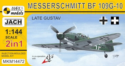 Mark 1 Models 14472 1/144 Messerschmitt Bf109G10 Late Gustav Fighter (2 in 1)