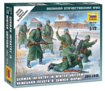 Zvezda 6198 1/72 German Infantry Winter Uniform 1941-45 (5) (Snap)