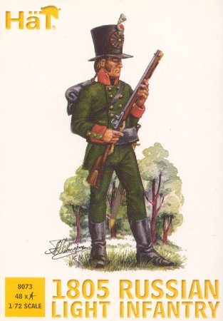 Hat Industries 8073 1/72 1805 Russian Light Infantry (48)