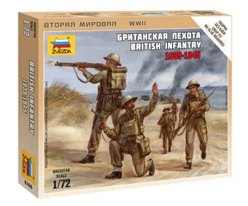 Zvezda 6166 1/72 British Infantry 1939-45 (5) (Snap)