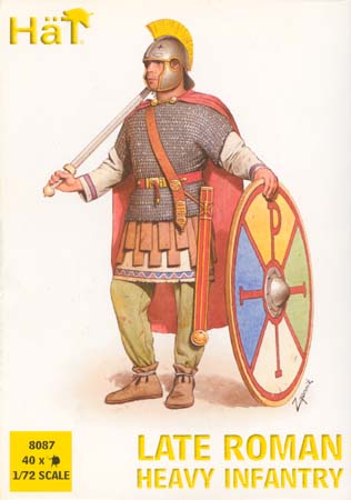 Hat Industries 8087 1/72 Late 4th Century Roman Heavy Infantry (40)