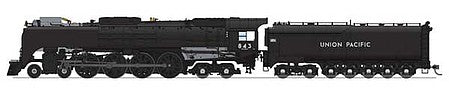Broadway Limited 6641 HO Scale Class FEF-3 4-8-4 - Sound and DCC - Paragon4 -- Union Pacific #843 (black, graphite)