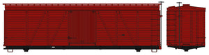 Accurail 1150 Ho 36' Fowler Wd Boxcar Undec