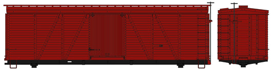 Accurail 1150 Ho 36' Fowler Wd Boxcar Undec