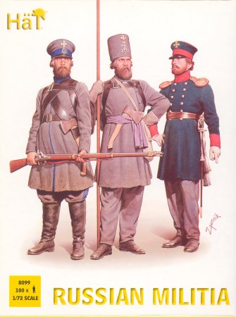 Hat Industries 8099 1/72 Napoleonic Russian Militia (100) 