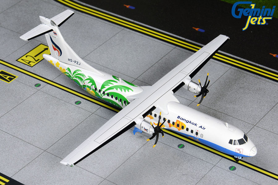 Gemini Jets 1/200 G2BKP827 Gemini200 Bangkok Air Atr72-600 1/200 Reg#Hs-Pzj Koh Samui