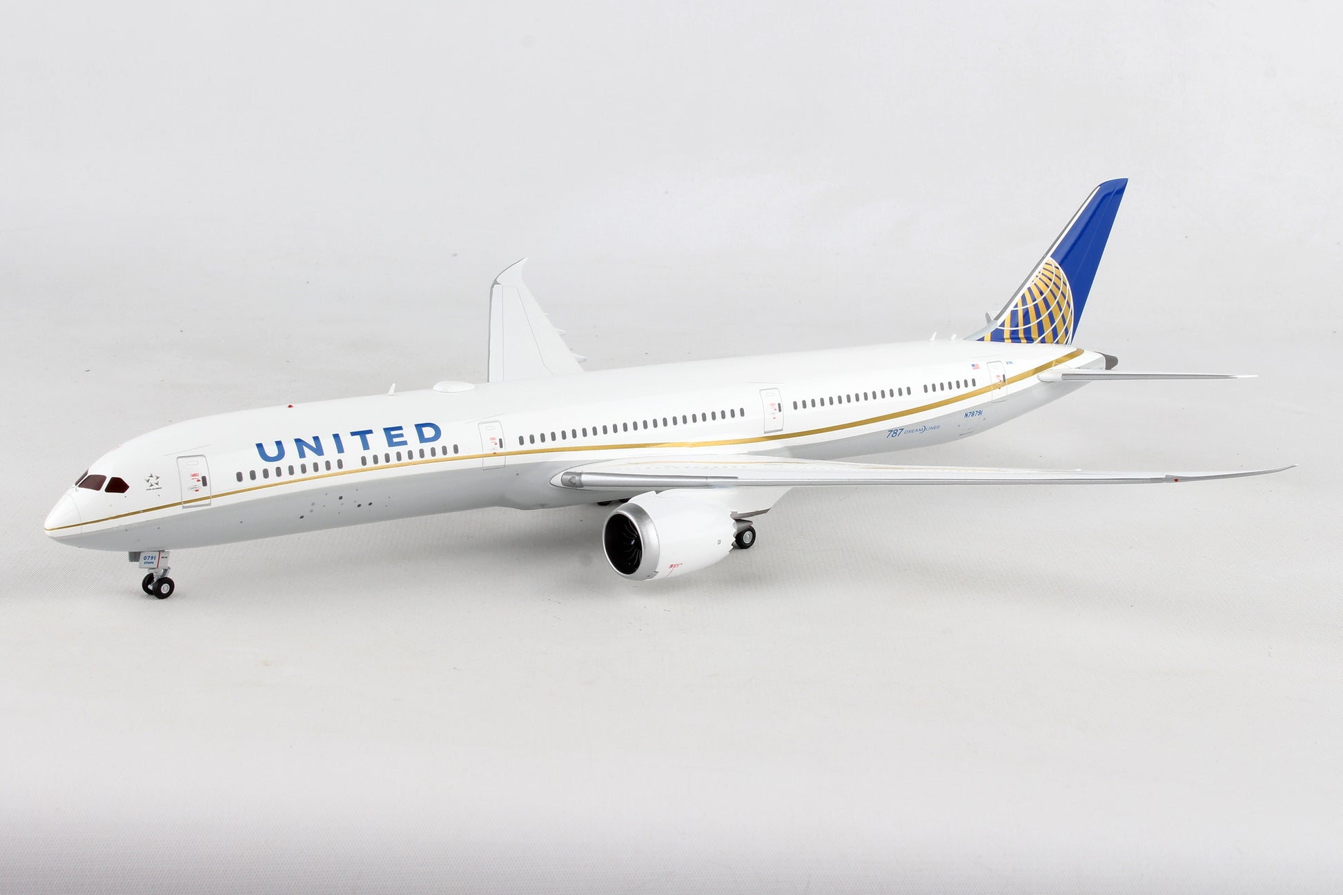 Gemini Jets 1/200 G2UAL754 Gemini200 United 787-10 1/200 Reg#N78791