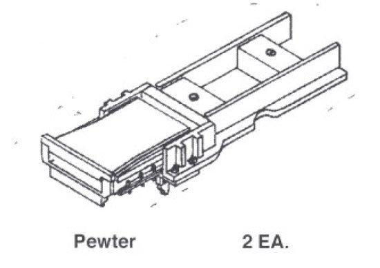 Details West 1010 HO Cushion Coupler Pocket General 60' Freight Car (2) (D)