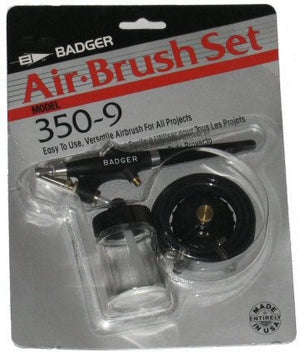 Badger 3509 Medium Head Single Action Bottom Feed Airbrush (Blister/Cd)