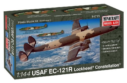 Minicraft 14715 1/144 EC121R Constellation Vietnam Batcat USAF Aircraft