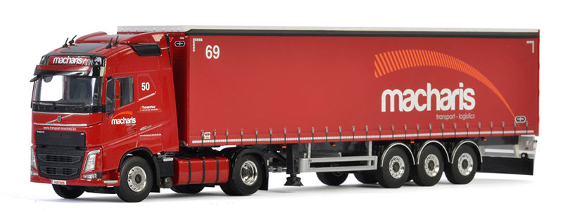 WSI 365610 1/50 Scale Macharis - Volvo Fh4 Globetrotter 4X2 Tractor