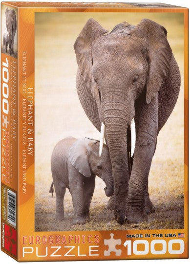Eurographics 60270 Elephant & Baby Puzzle (1000pc)
