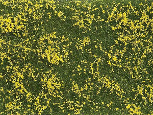 Noch 7255 All Scale Ground Cover Foliage Pad -- Meadow Yellow 4-3/4 x 7-1/16" 12 x 18cm