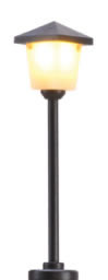 Brawa 83020 N Scale Square LED Street Light with Plug and Socket Base -- 1-3/8" 3.5cm