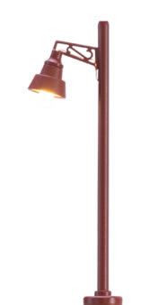 Brawa 83040 N Scale LED Light on Wood Mast with Plug and Socket Base -- 2" 5cm