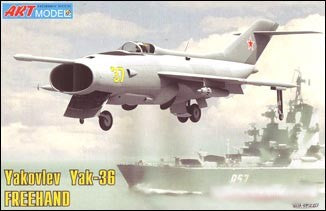 Art Model Kits 7203 1/72 Yak36b Freehand Soviet Fighter