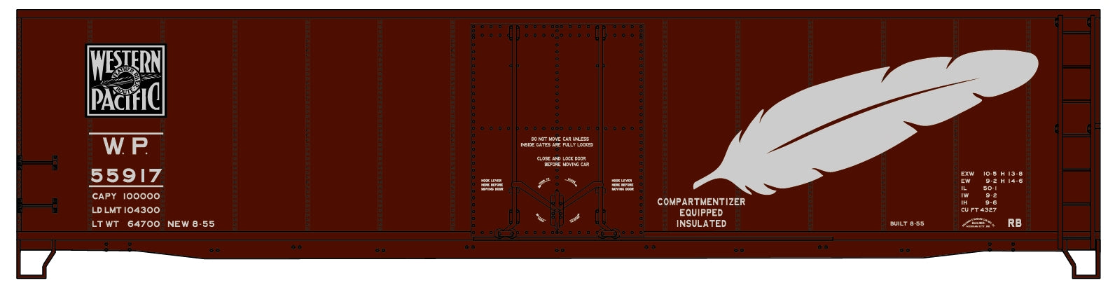 Accurail 5137 Ho 50'Pd Boxcar Wp