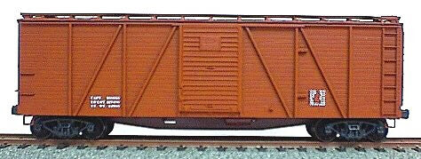 Accurail 7199 Ho 40' Wood Boxcar Data Oxide