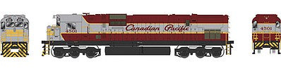 Bowser 24769 HO Scale MLW/Alco C630M - Standard DC - Executive Line -- Canadian Pacific #4507 (gray, maroon, Script Lettering)