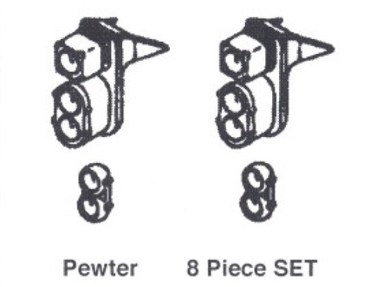 Details West 105 HO SP Headlight Mars Double EMD SD7-9 (D)