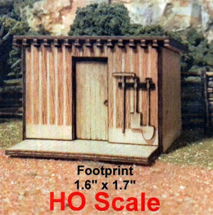 Osborn Models 1115 Ho Tool Shed Small