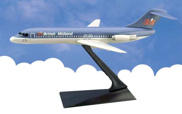 Flight Miniatures LP29122 Dc-9-30 British Midland 1/200