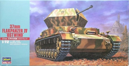 Hasegawa 31147 1/72 SdKfz 161/3 37mm Flakpanzer IV Ostwind Tank