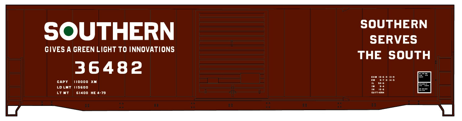 Accurail 5725 Ho 50'Welded-Side Sd Boxcar South
