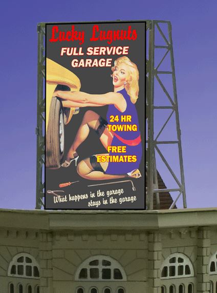 Miller Engineering 442552 Ho/N Lucky Lugnuts Bb