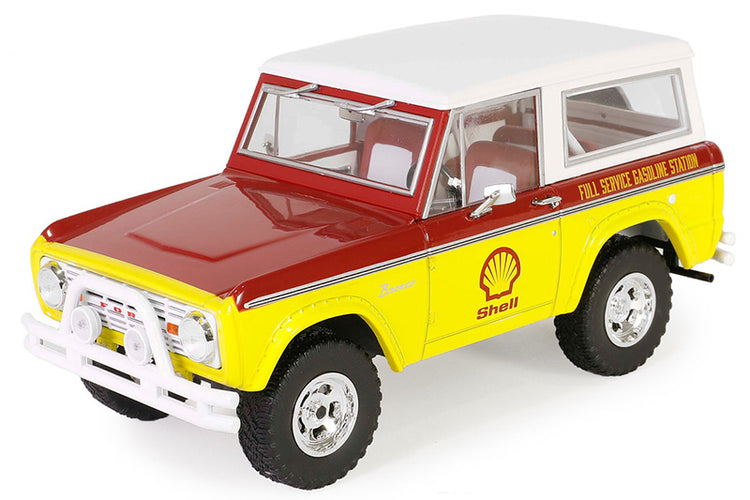 Greenlight 85083 1/24 Scale Shell Oil - 1977 Ford Bronco Running on