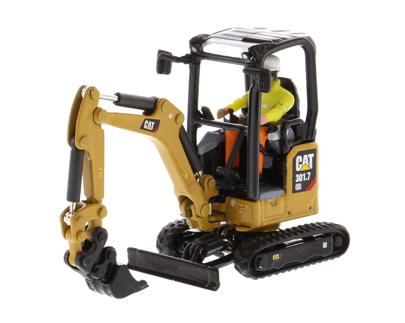 Diecast Masters 85597 1/50 Scale Caterpillar 301.7 CR Next Generation Mini Hydraulic Excavator