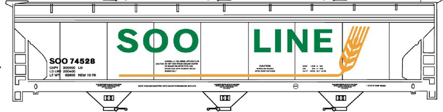 Accurail 20184 Ho Acf Cvd Hopper Soo